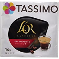 Los mejores  - TASSIMO LOr Café Splendente - 5 paquetes de 16 cápsulas: Total 80 unidades